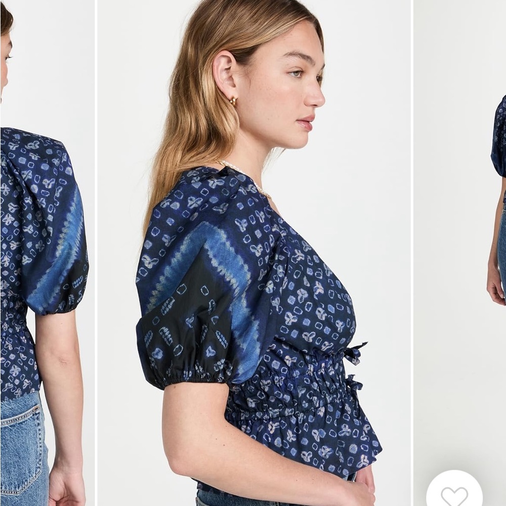 Ulla Johnson Ines Ruched Top - Picture 4 of 12